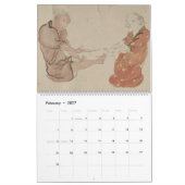 Calendrier Mural Aquarelle de thérapeute de chiropractie de (Feb 2027)