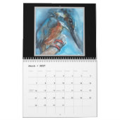Calendrier mural Aquarelle Oiseaux 2027 (Mar 2027)
