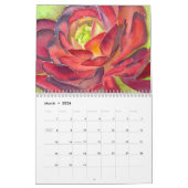 Calendrier Mural Aquarelles succulentes 2015 par Debra Lee Baldwin (Mar 2026)