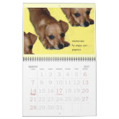 Calendrier Mural Arachide la Chiweenie (Mar 2027)