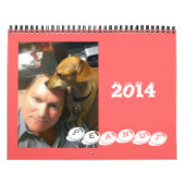 Calendrier Mural Arachide la Chiweenie (Protection)