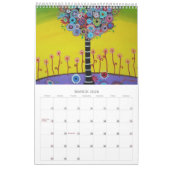 Calendrier Mural Arbre de la vie (Mar 2026)