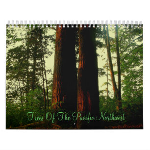Calendrier Mural Arbres du nord-ouest Pacifique
