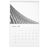 Calendrier Mural architecture (Feb 2027)