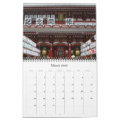 Calendrier Mural architecture japonaise 2025 (Mar 2026)
