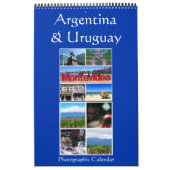 Calendrier Mural argentine et uruguay (Protection)