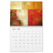 Calendrier Mural Art Abstrait (Mar 2026)