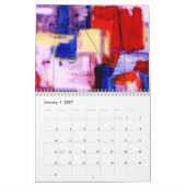 Calendrier Mural Art Abstrait (Jan 2027)