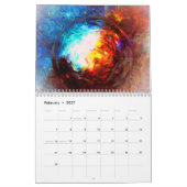Calendrier Mural Art Abstrait (Feb 2027)