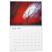 Calendrier Mural Art Abstrait Création Art moderne (Jan 2027)