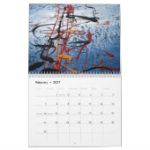 Calendrier Mural Art Abstrait Création Art moderne (Feb 2027)
