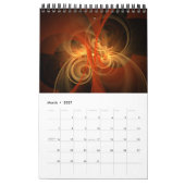 Calendrier Mural Art Abstrait moderne 2016 (Mar 2027)