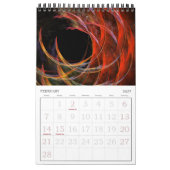 Calendrier Mural Art Abstrait moderne 2018 (Feb 2027)