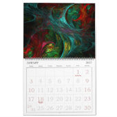 Calendrier Mural Art Abstrait moderne 2018 (Jan 2027)
