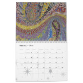 Calendrier Mural Art Calenar de vague d'amour (Feb 2026)