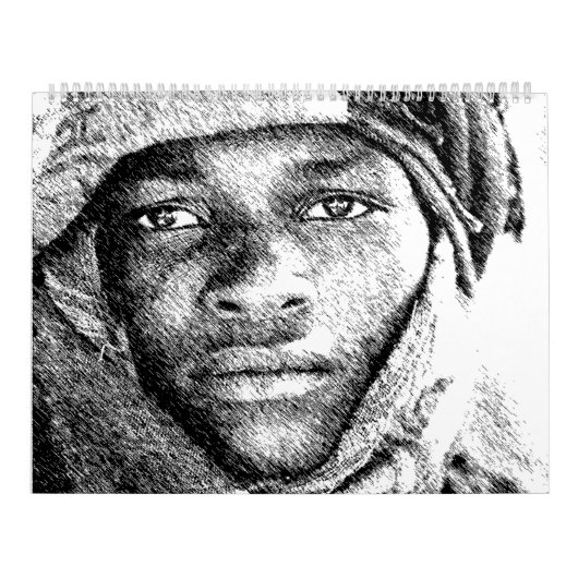 Calendrier Mural Art contemporain africain et art populaire (Protection)