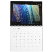 Calendrier Mural art de 12 mois de kimono (Mar 2026)