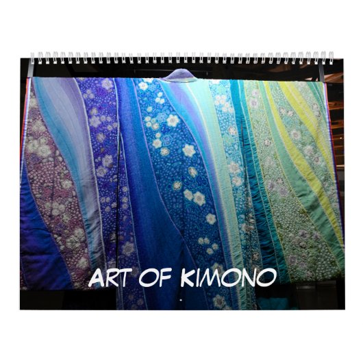 Calendrier Mural art de 12 mois de kimono (Protection)