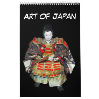 Calendrier Mural art de 12 mois du Japon