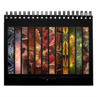 Calendrier Mural Art de fractale de Liz Molnar