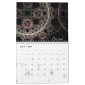 Calendrier Mural Art de fractale par Rebecca Poole (Mar 2027)