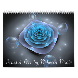 Calendrier Mural Art de fractale par Rebecca Poole