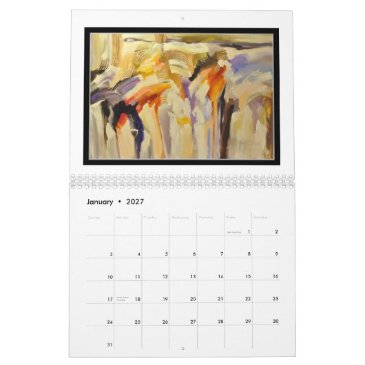 Calendrier Mural Art de Jacek Jung (Jan 2027)