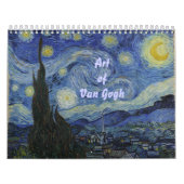 Calendrier Mural Art de Van Gogh (Protection)
