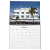 Calendrier Mural art déco miami 2026 (Mar 2027)