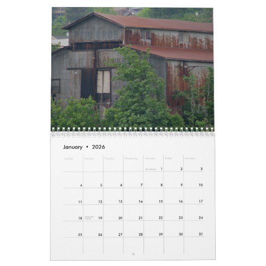 Calendrier Mural Art découvert et autres choses étranges (Jan 2026)
