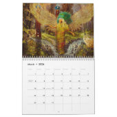 Calendrier Mural Art d'imaginaire par Steve un Roberts (Mar 2026)