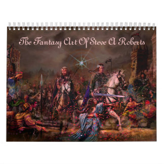 Calendrier Mural Art d'imaginaire par Steve un Roberts
