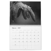 Calendrier Mural Art et horticulture noirs et blancs 2014 (Feb 2027)