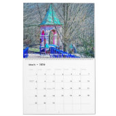 Calendrier Mural Art moderne autour de nous drôle personnalisable (Mar 2026)