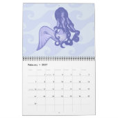 Calendrier Mural Assis Mermaid bleu (Feb 2027)