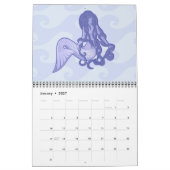 Calendrier Mural Assis Mermaid bleu (Jan 2027)