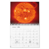 Calendrier Mural Astronomie d'espace de planètes de système solaire (Jan 2026)