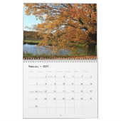 Calendrier Mural Automne au Vermont (Feb 2027)