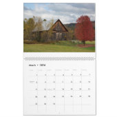 Calendrier Mural Automne au Vermont - 2015 (Mar 2026)
