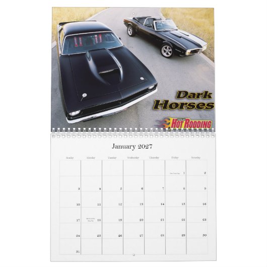 Calendrier Mural Automobile (Jan 2027)