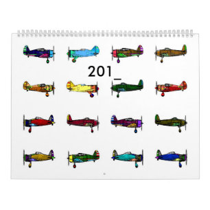 Calendrier Mural avions, 201_