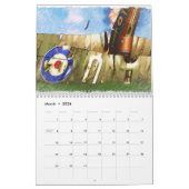 Calendrier Mural Avions de WWI (Mar 2026)