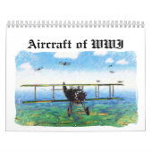 Calendrier Mural Avions de WWI (Protection)