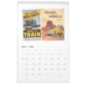 CALENDRIER MURAL AVIONS, TRAINS ET AUTOMOBILES (Mar 2026)