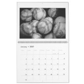 Calendrier Mural Balles en noir et blanc (Jan 2027)