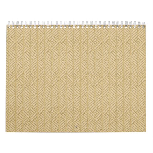 Calendrier Mural Bambou traditionnel (Protection)