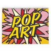 Calendrier Mural Bande dessinée Pop Art (Protection)