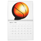 Calendrier Mural Basket (Feb 2026)