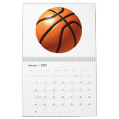 Calendrier Mural Basket (Jan 2027)