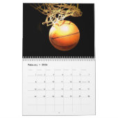 Calendrier Mural Basket-ball (Feb 2026)